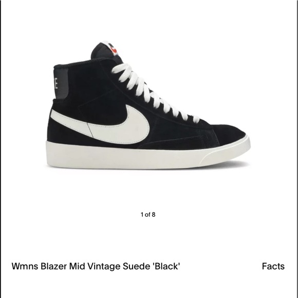 Nike Other - Blazer Mid Vintage Suede 'Black